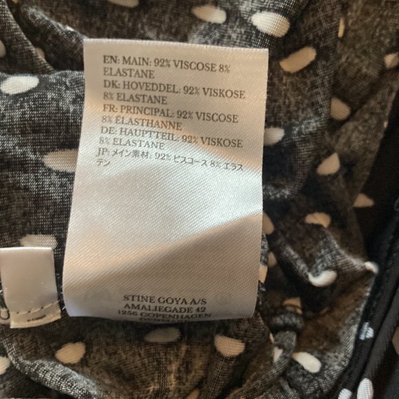STINE GOYA jersey polkadot maxi dress size medium - Picture 10 of 14